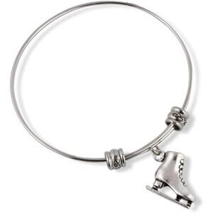 Ice Skate Skating Sport Bangle Bracelet Jewelry